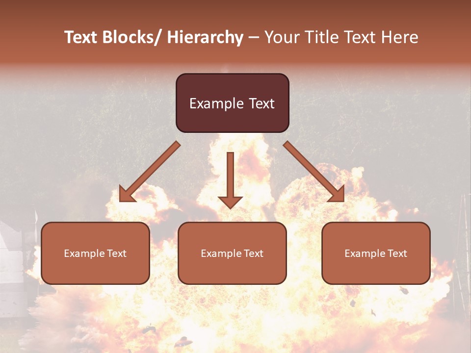 Armed Fire Vehement PowerPoint Template