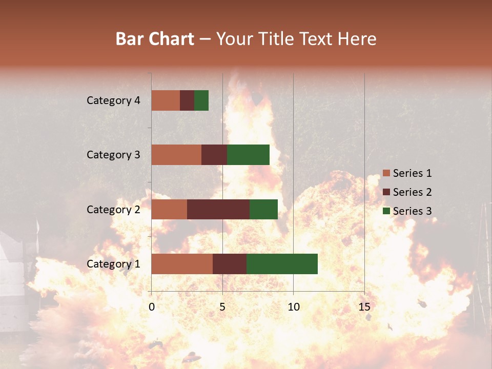 Armed Fire Vehement PowerPoint Template