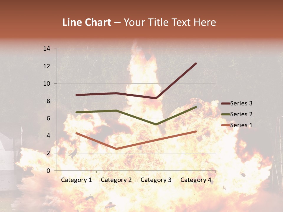 Armed Fire Vehement PowerPoint Template