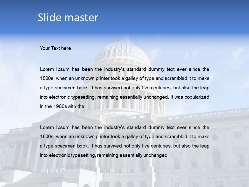 Capitol Hill PowerPoint Template