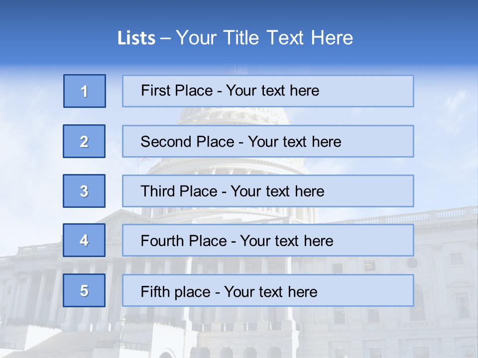 Capitol Hill PowerPoint Template