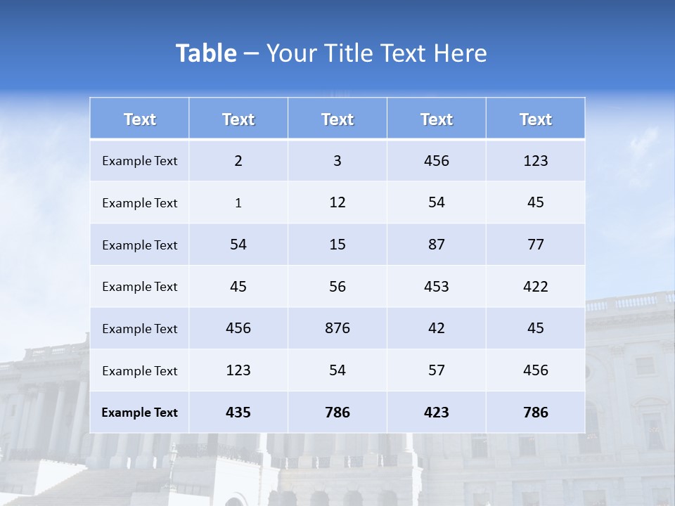 Capitol Hill PowerPoint Template
