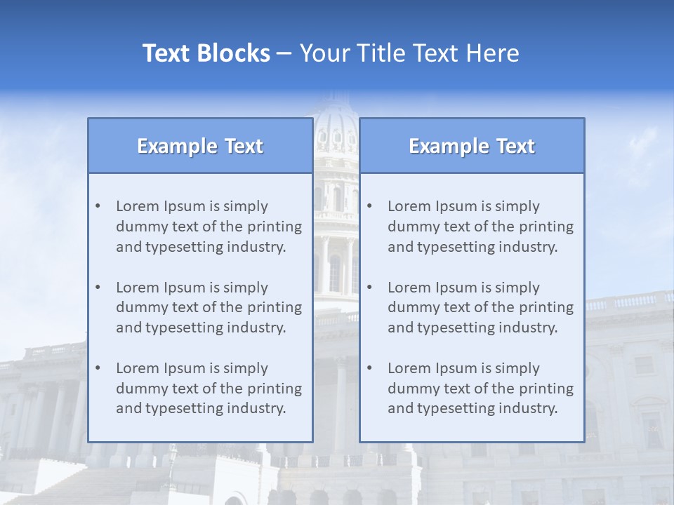 Capitol Hill PowerPoint Template