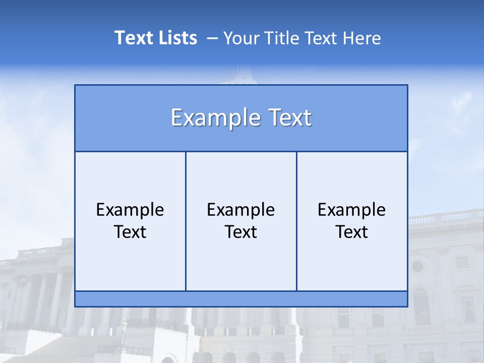 Capitol Hill PowerPoint Template