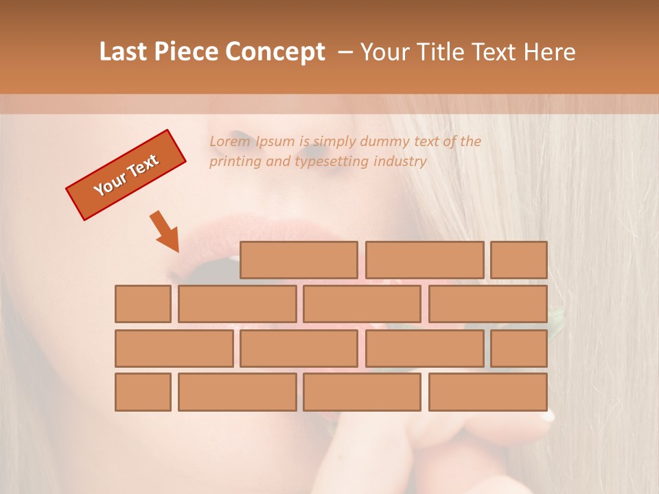 Summer Lipstick Sweet PowerPoint Template