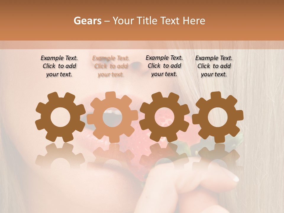 Summer Lipstick Sweet PowerPoint Template