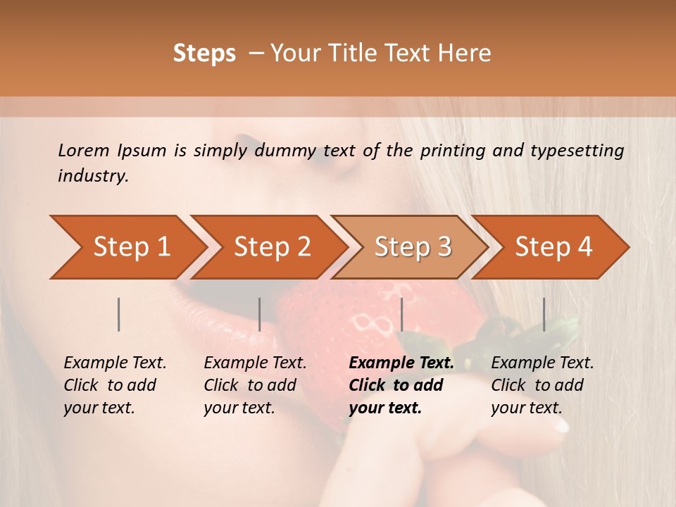 Summer Lipstick Sweet PowerPoint Template