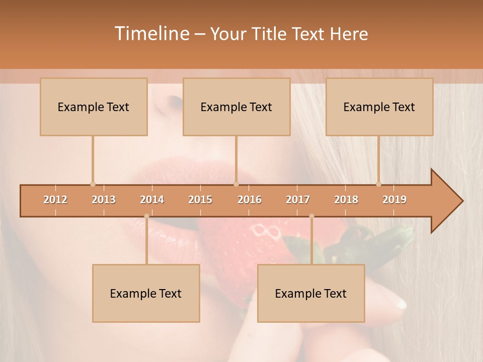 Summer Lipstick Sweet PowerPoint Template