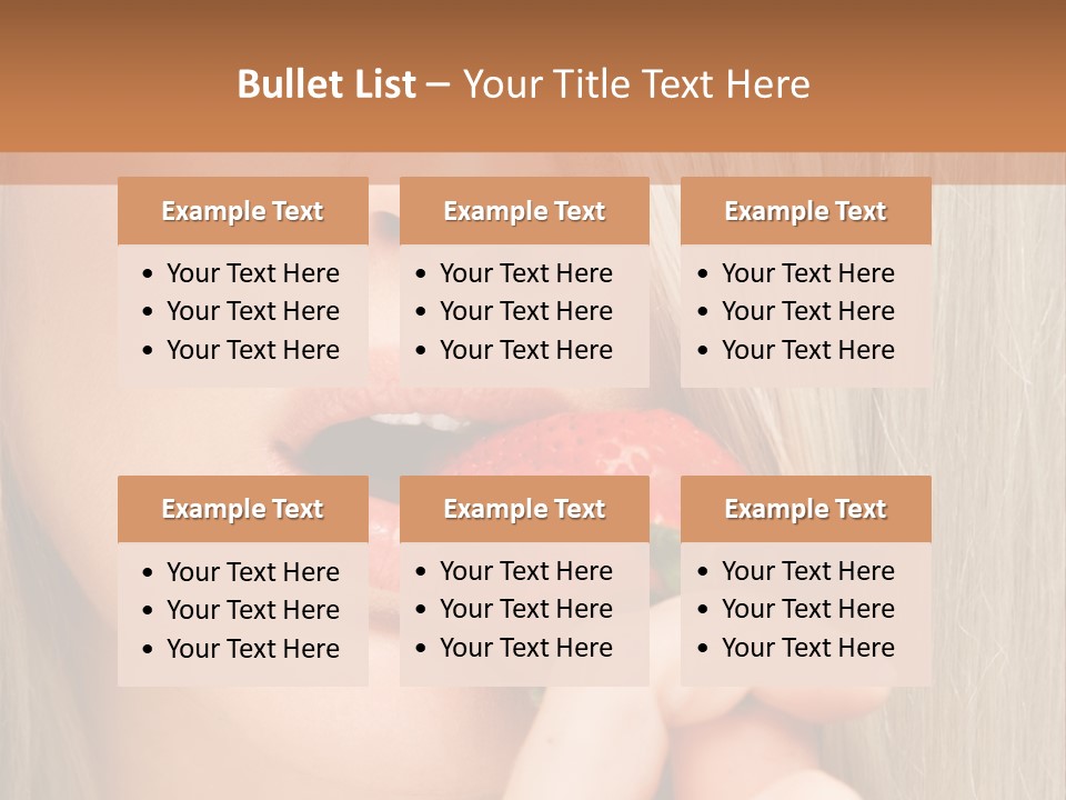 Summer Lipstick Sweet PowerPoint Template