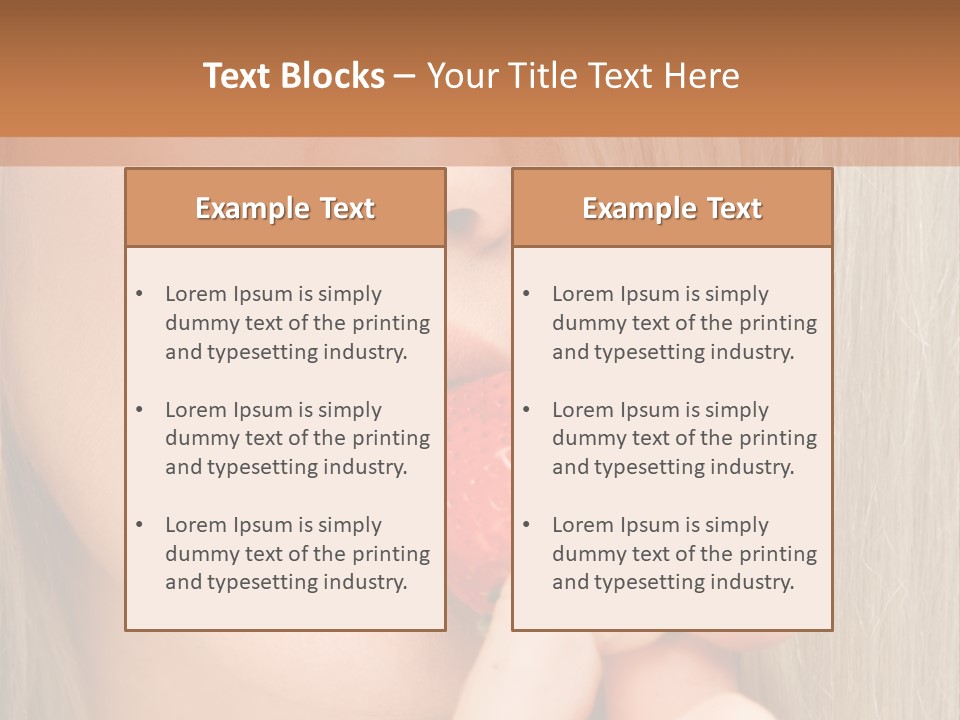 Summer Lipstick Sweet PowerPoint Template