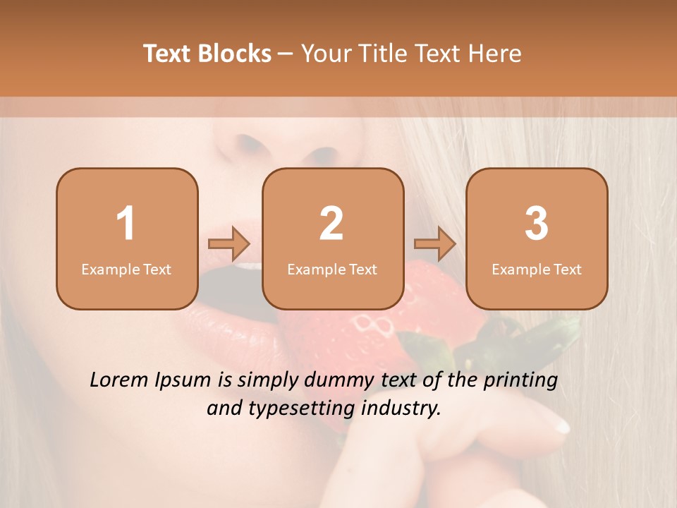 Summer Lipstick Sweet PowerPoint Template