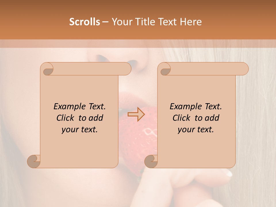 Summer Lipstick Sweet PowerPoint Template