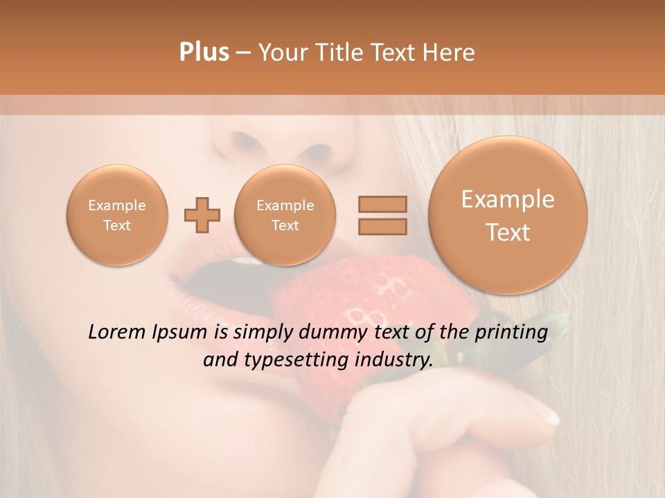 Summer Lipstick Sweet PowerPoint Template