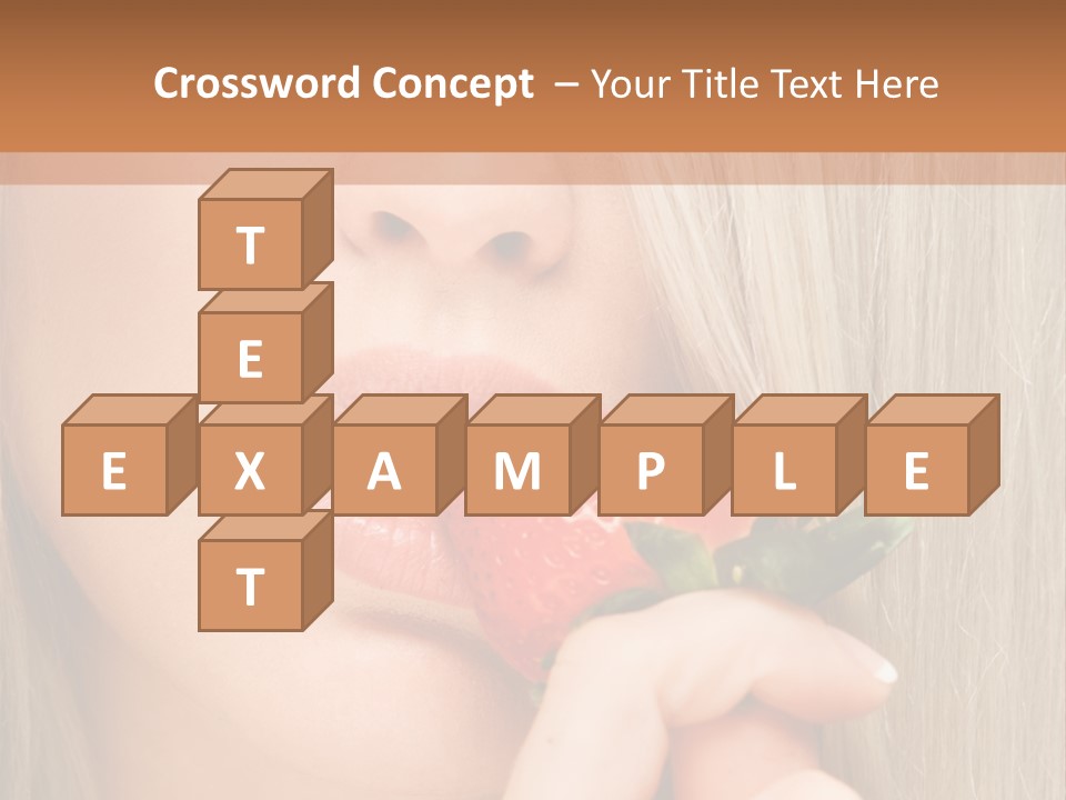 Summer Lipstick Sweet PowerPoint Template