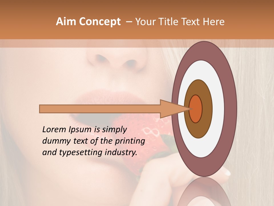 Summer Lipstick Sweet PowerPoint Template