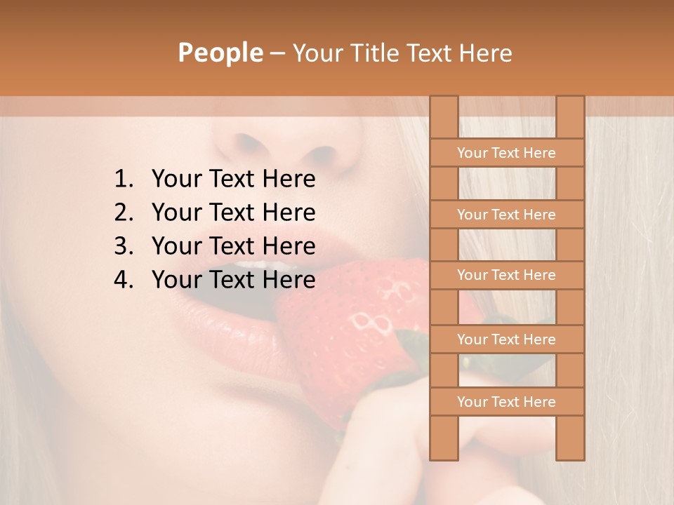 Summer Lipstick Sweet PowerPoint Template