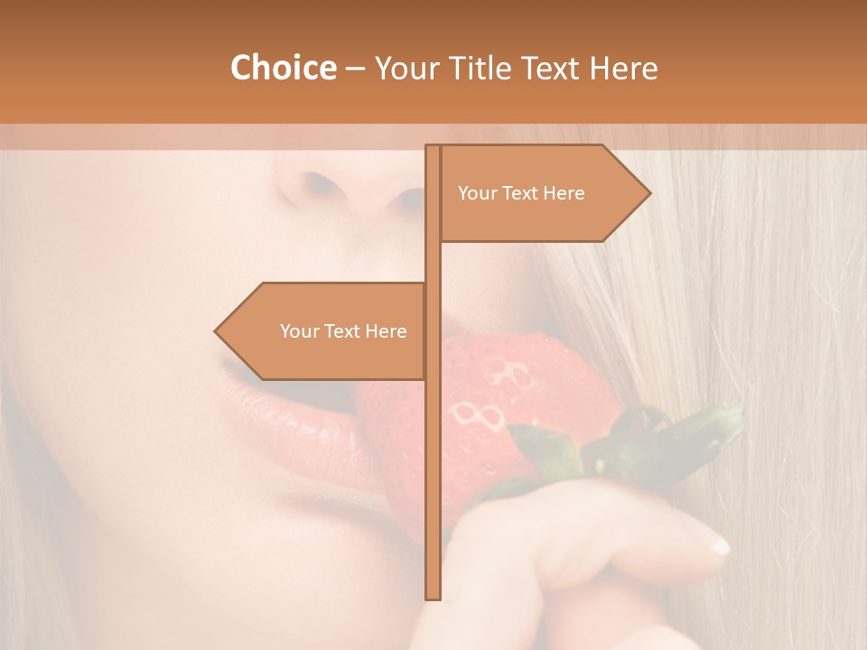 Summer Lipstick Sweet PowerPoint Template