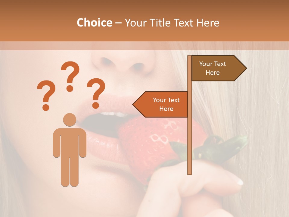 Summer Lipstick Sweet PowerPoint Template