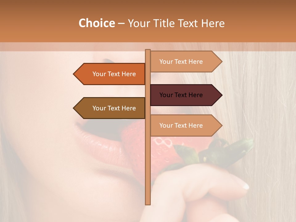 Summer Lipstick Sweet PowerPoint Template