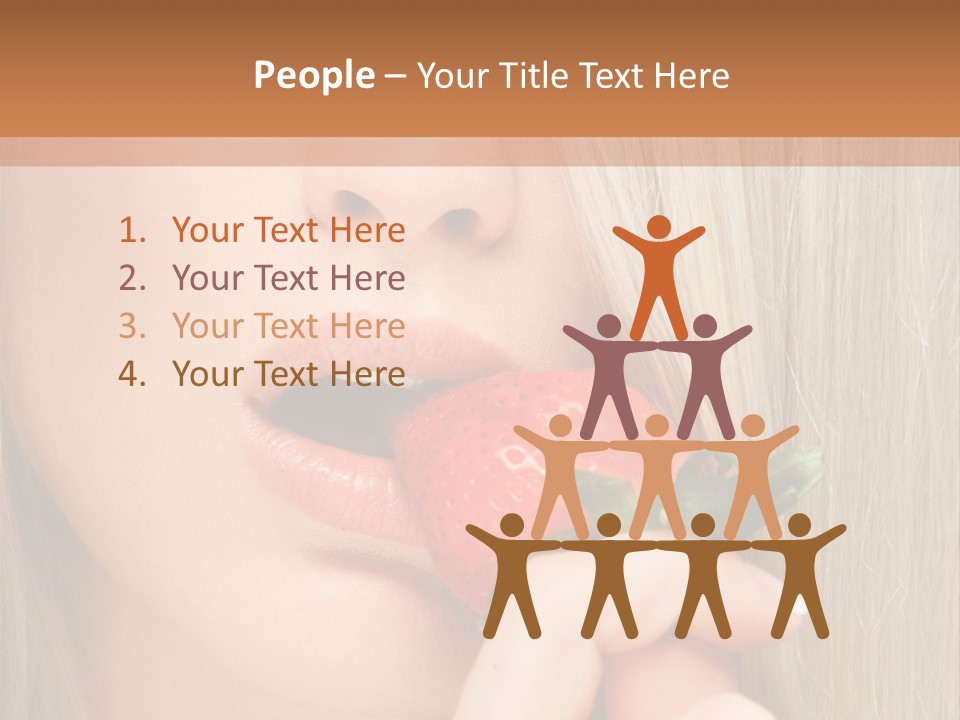 Summer Lipstick Sweet PowerPoint Template