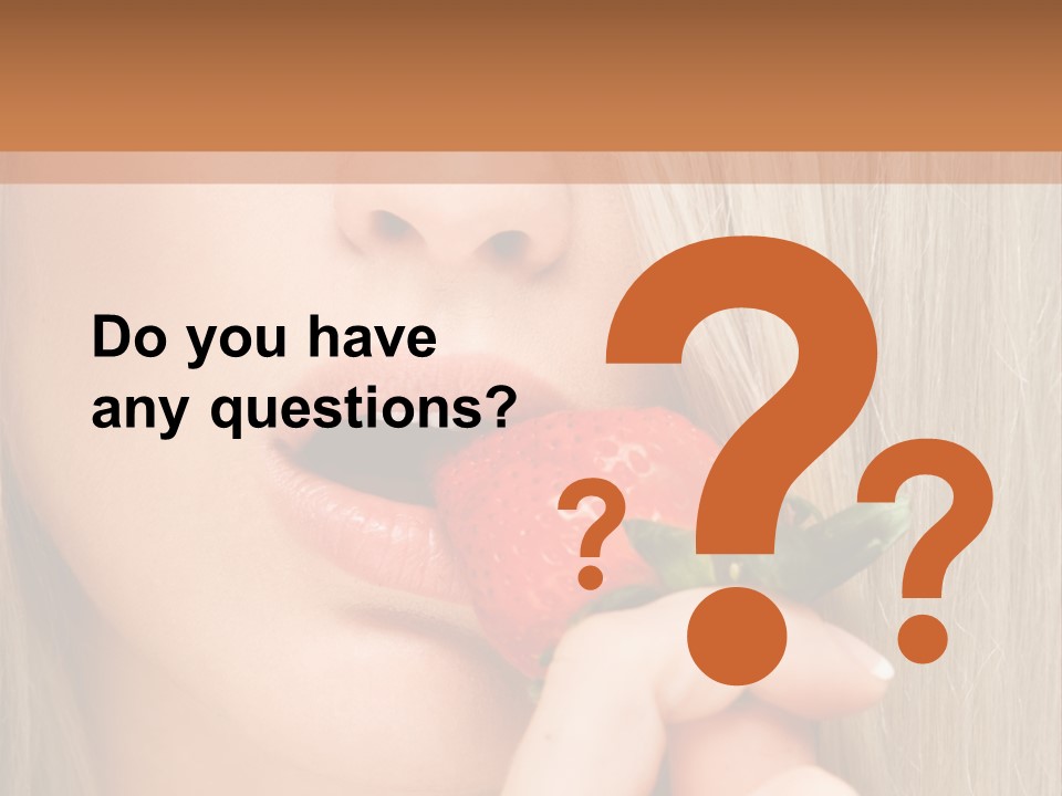 Summer Lipstick Sweet PowerPoint Template