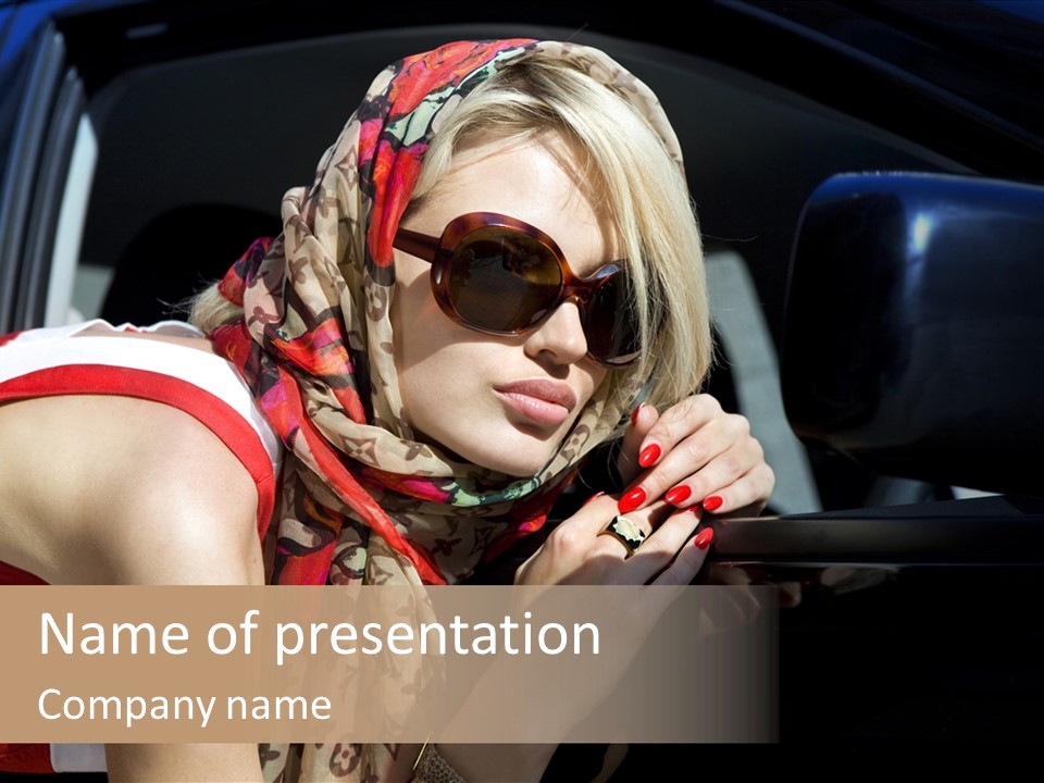 Trends In Sunglasses 2013 PowerPoint Template