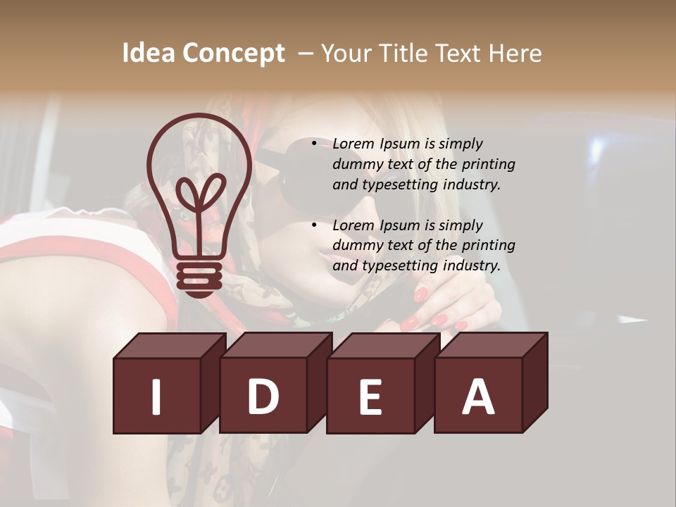 Trends In Sunglasses 2013 PowerPoint Template