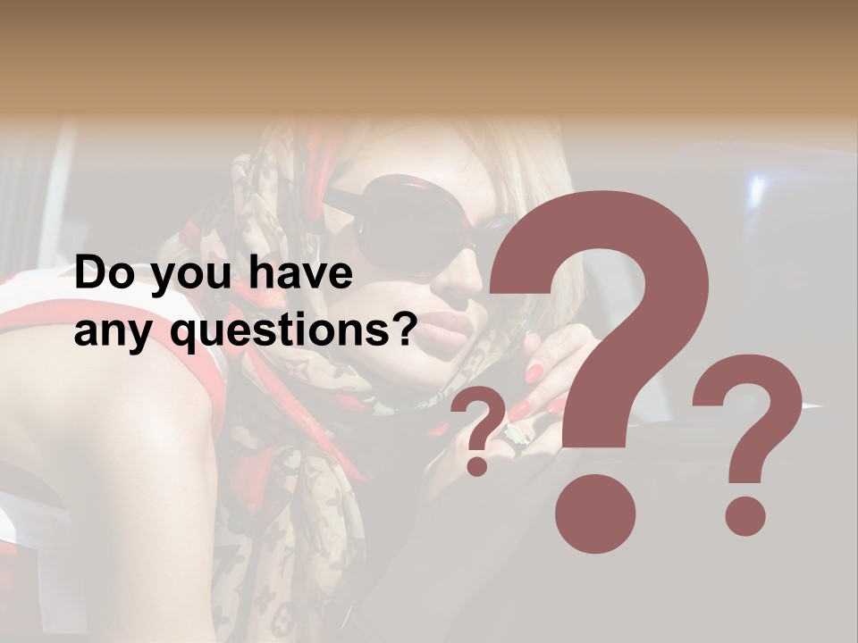 Trends In Sunglasses 2013 PowerPoint Template