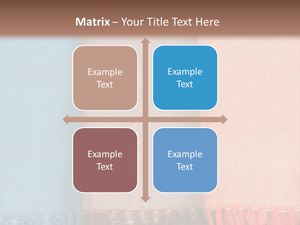 Headscarf Craft Garment PowerPoint Template