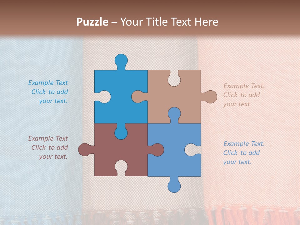 Headscarf Craft Garment PowerPoint Template