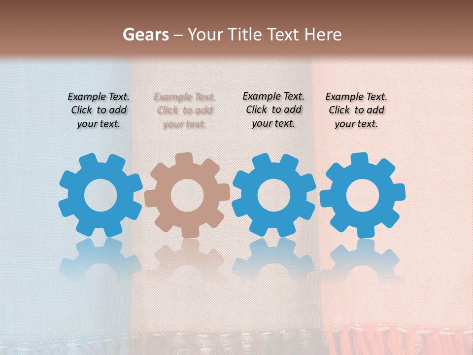 Headscarf Craft Garment PowerPoint Template