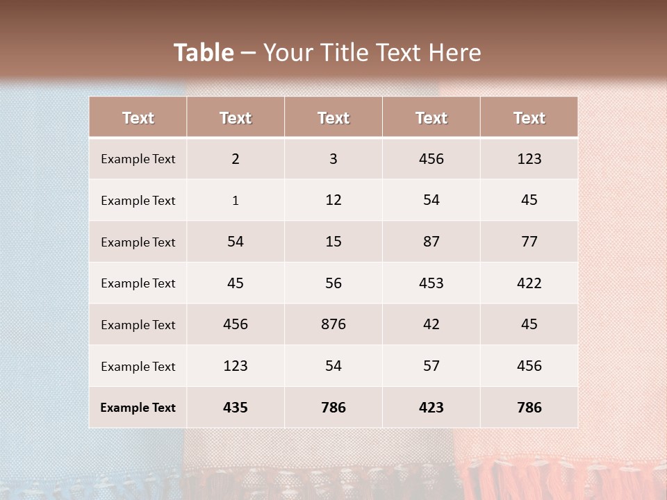 Headscarf Craft Garment PowerPoint Template