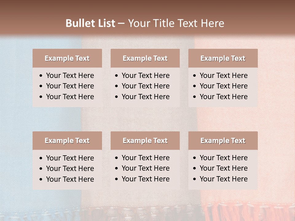 Headscarf Craft Garment PowerPoint Template