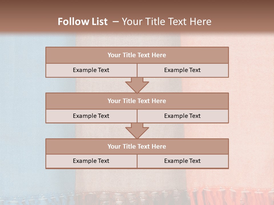 Headscarf Craft Garment PowerPoint Template