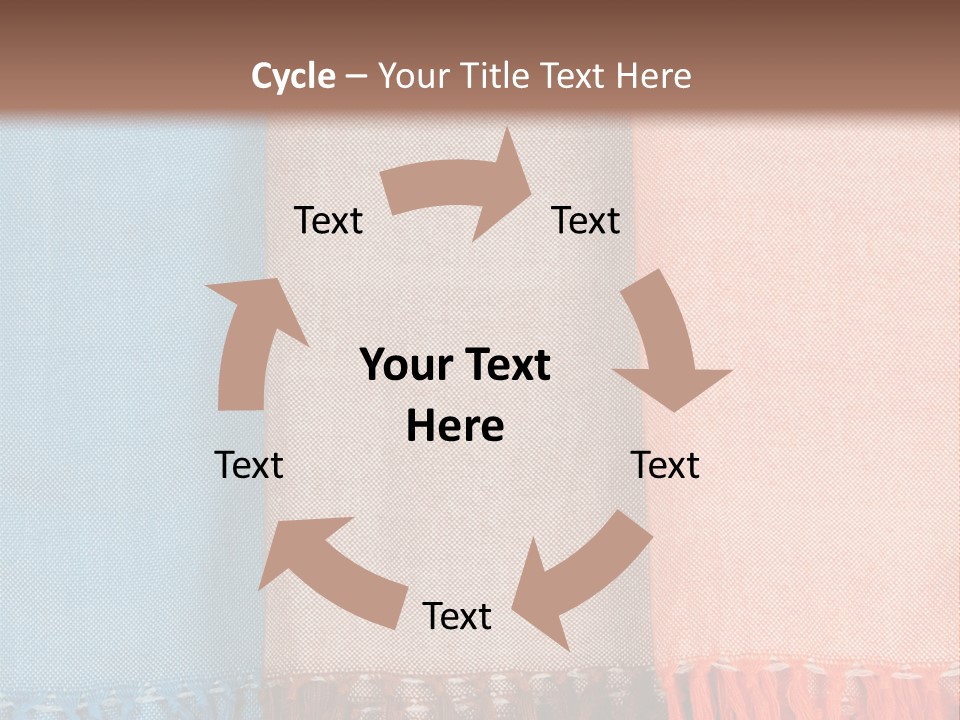 Headscarf Craft Garment PowerPoint Template