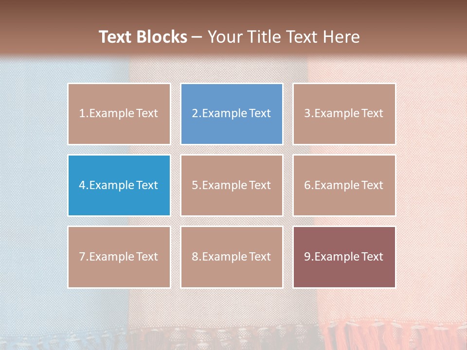 Headscarf Craft Garment PowerPoint Template