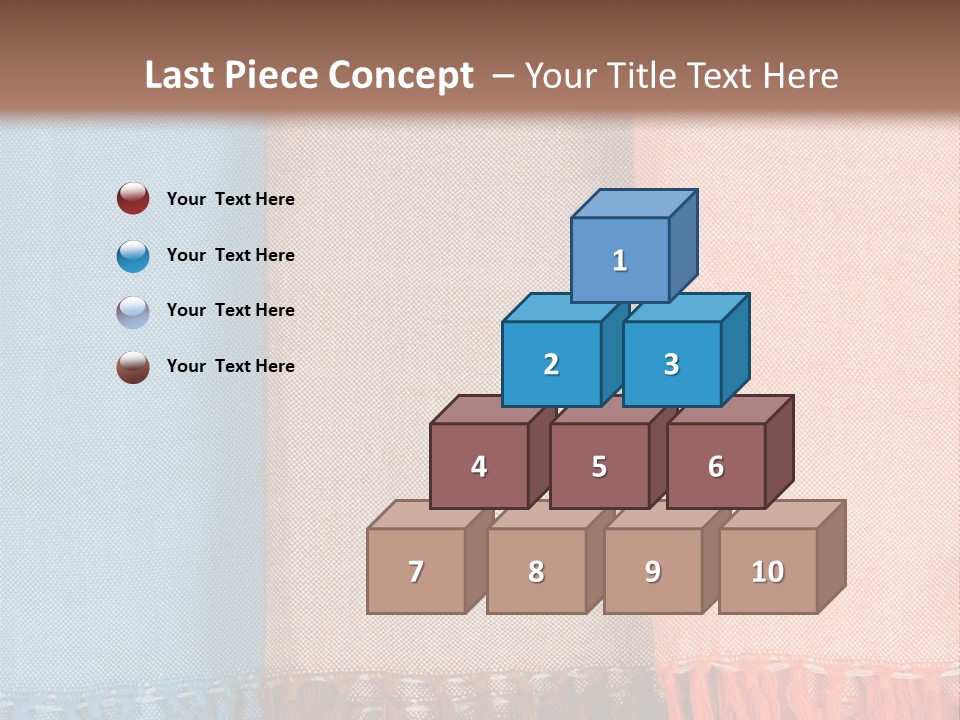 Headscarf Craft Garment PowerPoint Template