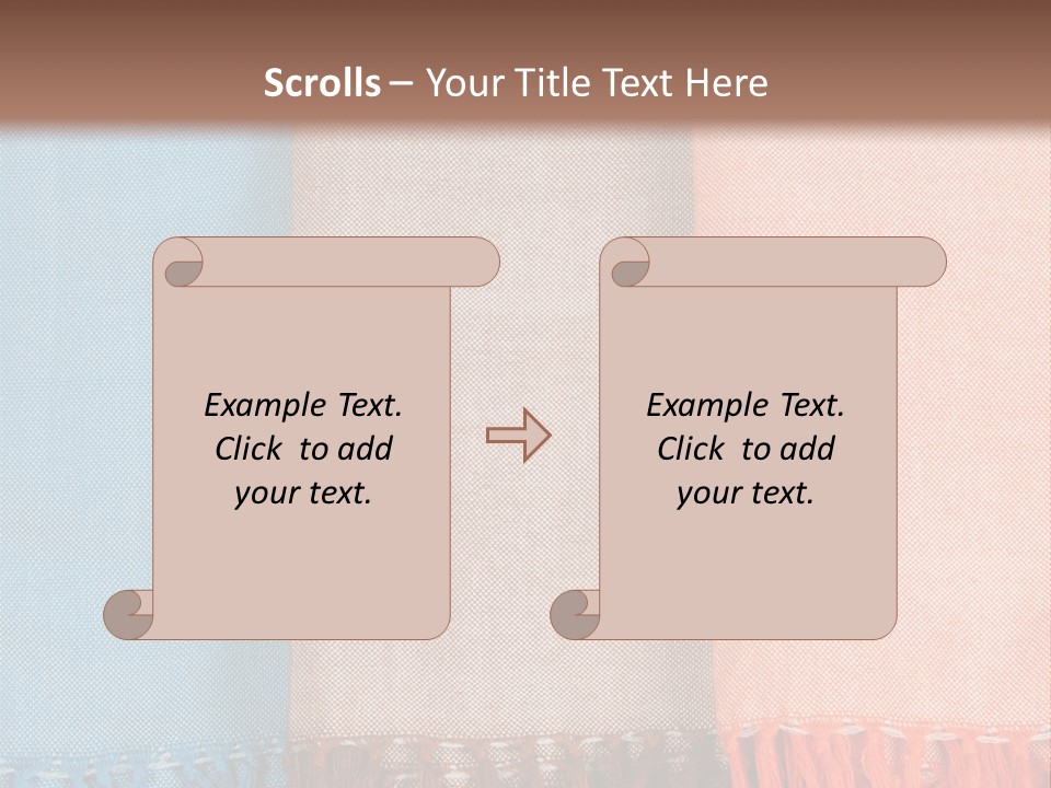Headscarf Craft Garment PowerPoint Template