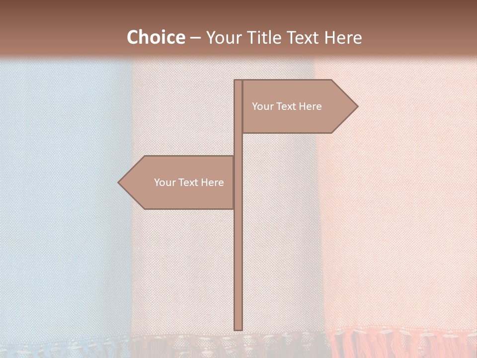 Headscarf Craft Garment PowerPoint Template