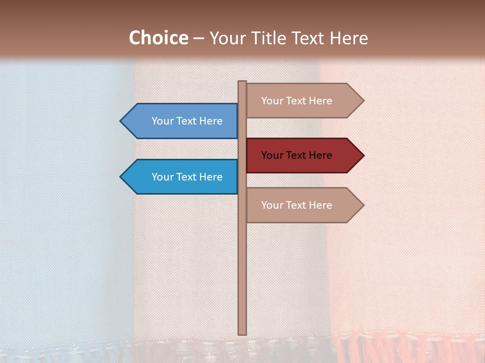 Headscarf Craft Garment PowerPoint Template