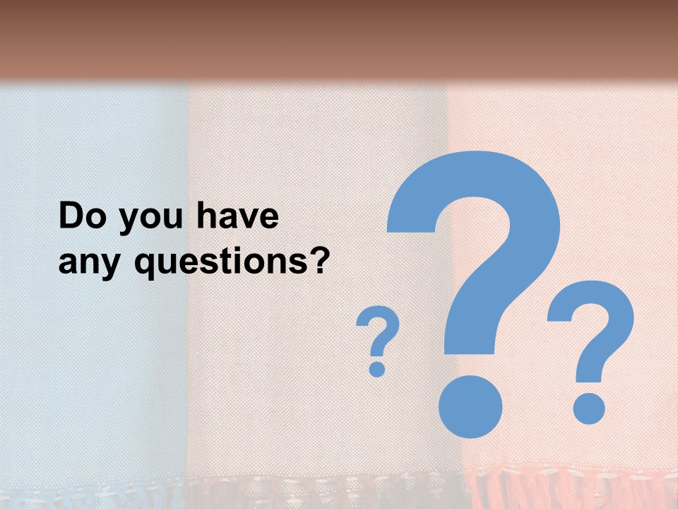 Headscarf Craft Garment PowerPoint Template