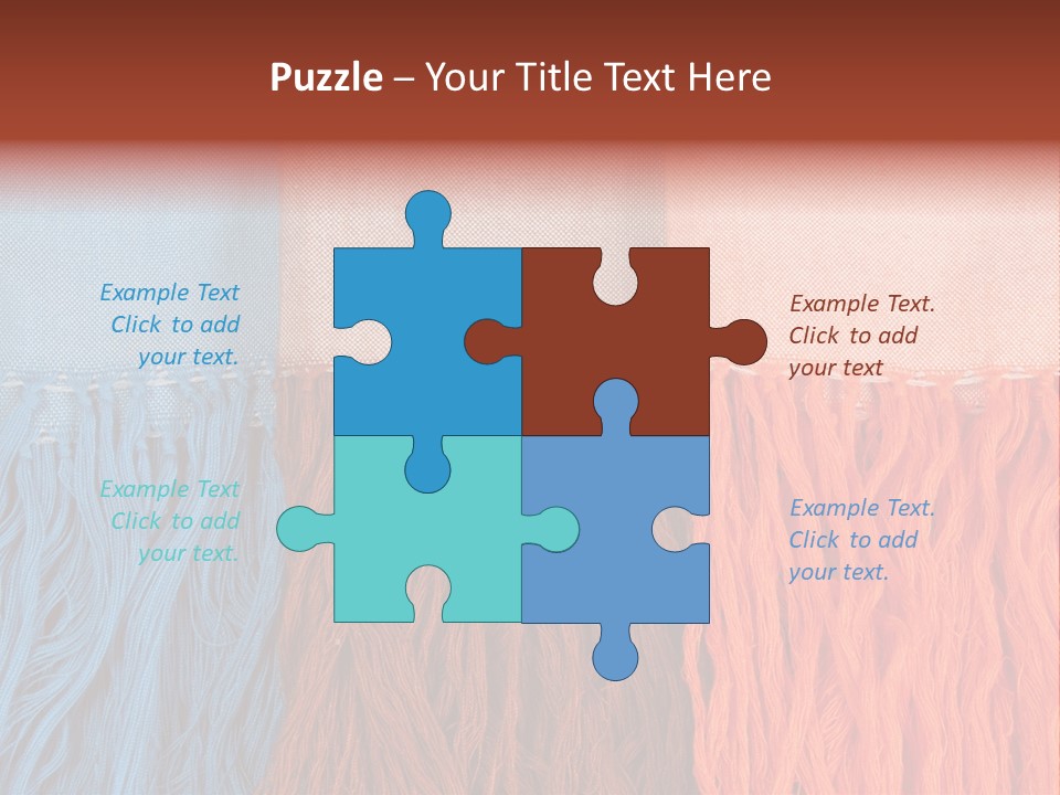 Isolated Casual White PowerPoint Template