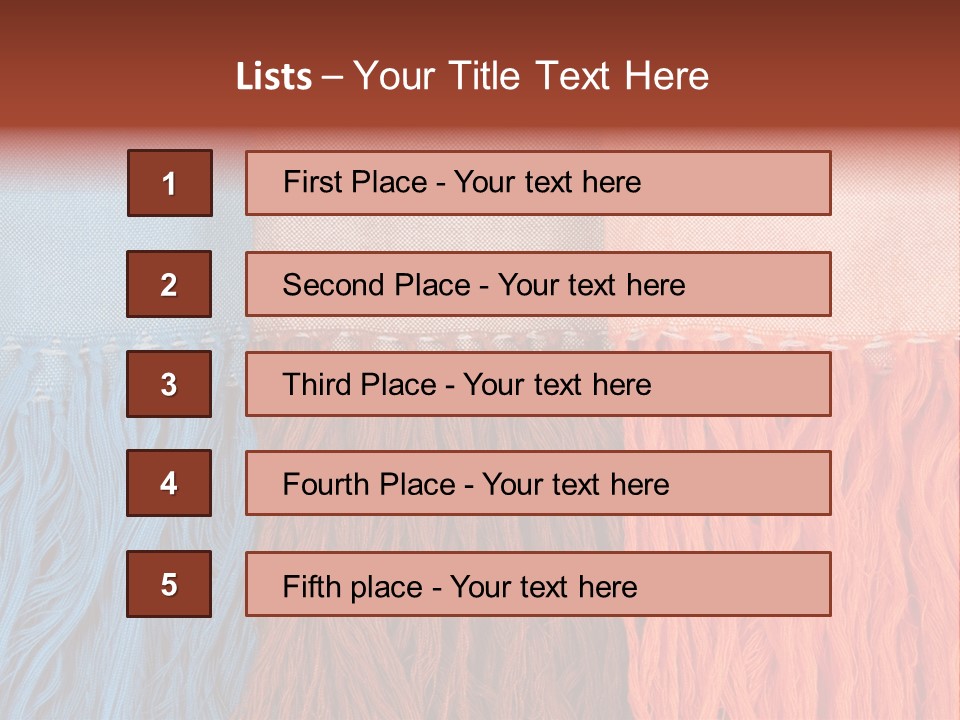 Isolated Casual White PowerPoint Template