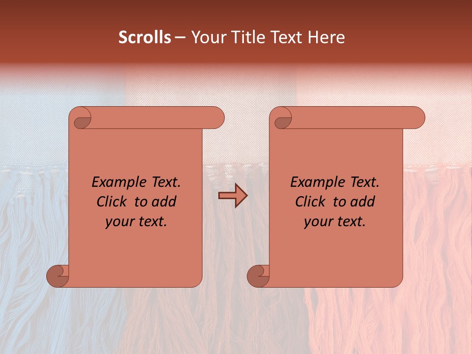 Isolated Casual White PowerPoint Template