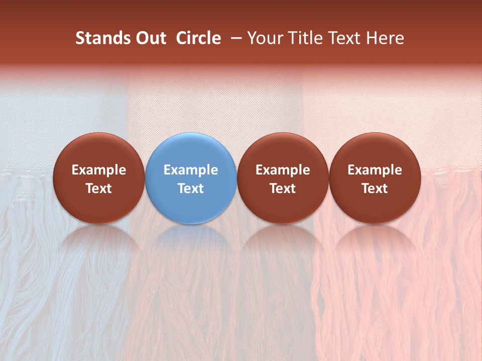 Isolated Casual White PowerPoint Template