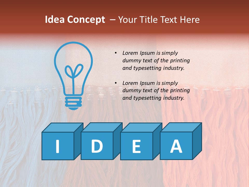 Isolated Casual White PowerPoint Template