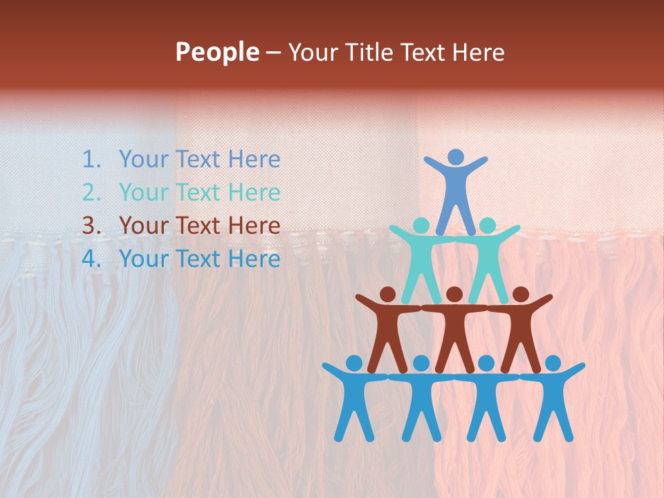 Isolated Casual White PowerPoint Template