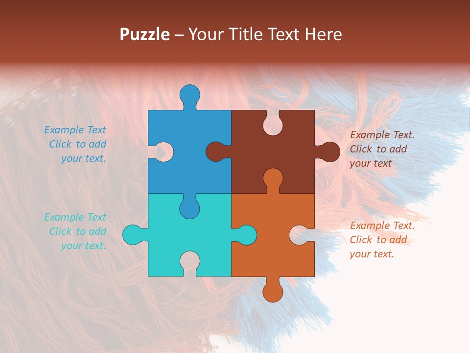 Curve Variegated Elegance PowerPoint Template