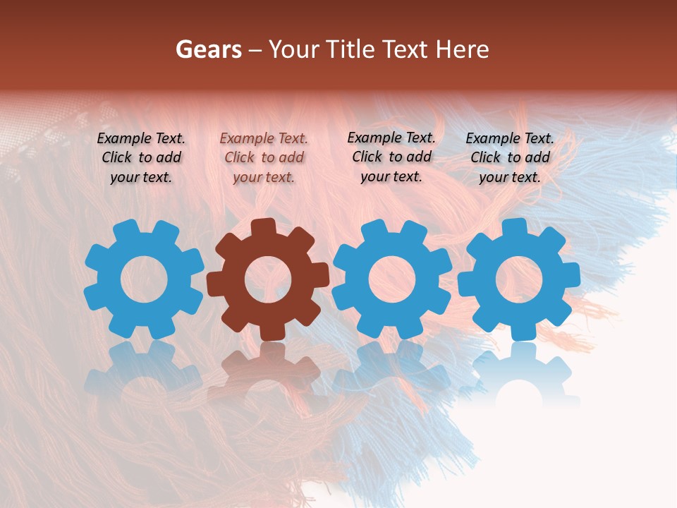 Curve Variegated Elegance PowerPoint Template