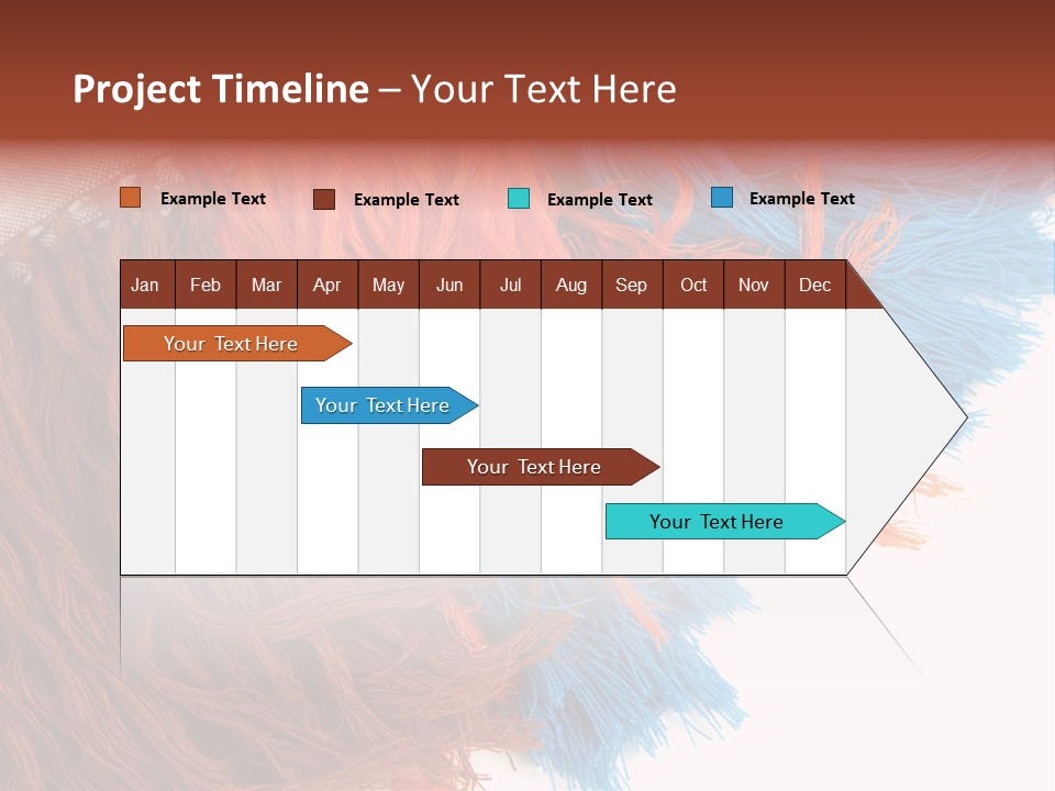 Curve Variegated Elegance PowerPoint Template